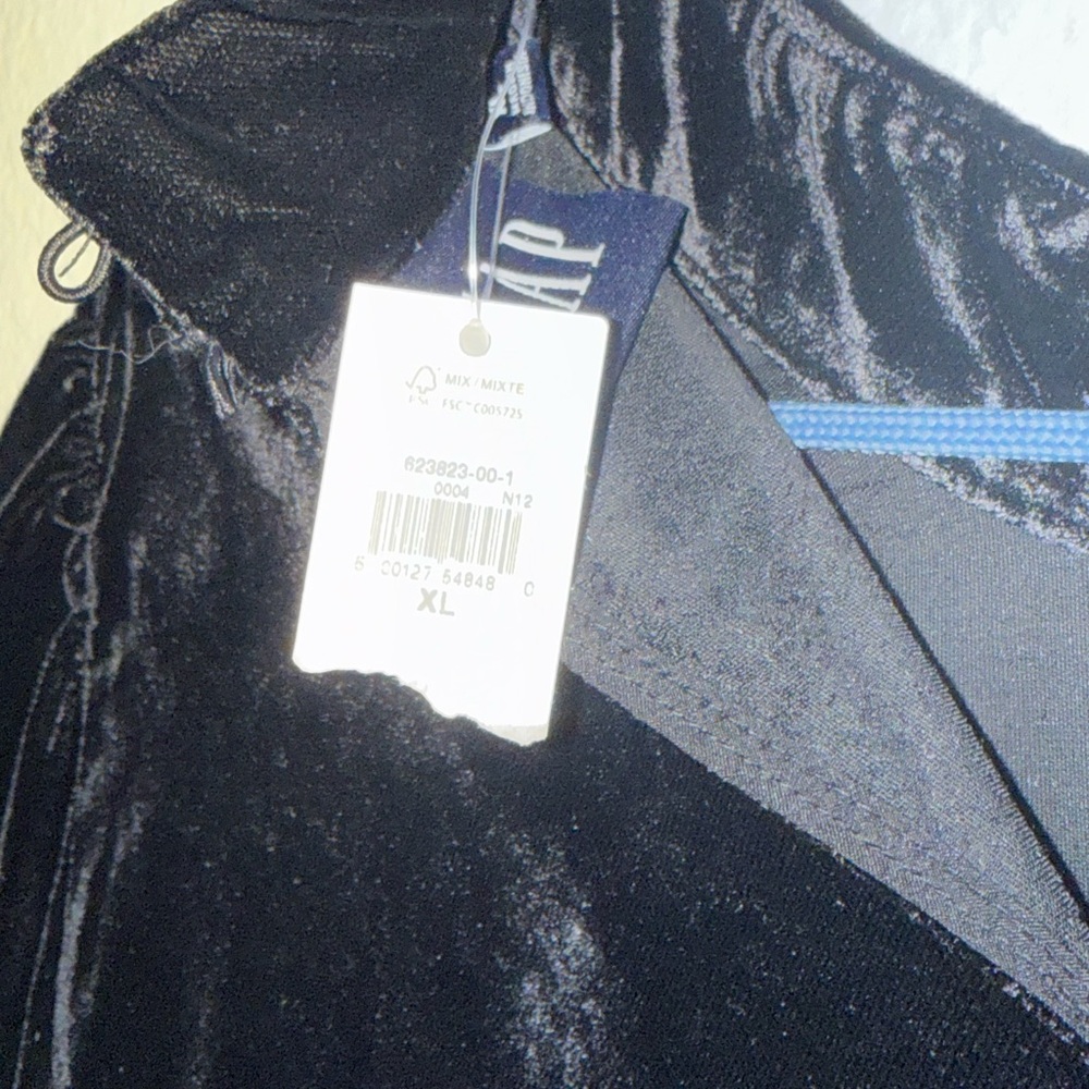 GAP Black Velvet Women's Dress